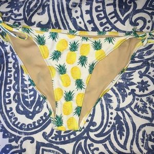 Pineapple bathing suit bottoms